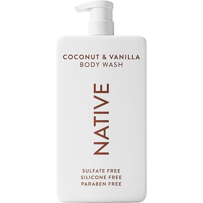 غسول الجسم الأصلي للنساء والرجال | خالي من الكبريتات، خالي من البارابين، خال من الصبغة، مع مكونات نظيفة مشتقة طبيعيا، زجاجة 36 أونصة مع مضخة - عبوة من 1 (جوز الهند والفانيليا)